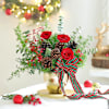 Blooming Christmas in Rose Gold Vase Online