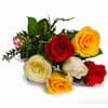 Blooming Elegance Mixed Roses Bouquet Online