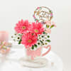 Gift Blooming Gratitude Mother's Day Floral Mug Arrangement