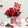 Blooming Heart Personalized Mug Arrangement Online