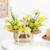 Buy Blooming Tribute Basket Arrangement