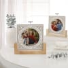 Blossoming Love Personalized Acrylic Frame With Wooden Base Online