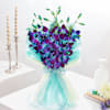 Buy Blue Blooms And Sweet Delight Combo