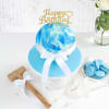 Buy Blue Chocolate Pinata Ball Cake for Birthday (1 KG)