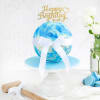 Blue Chocolate Pinata Ball Cake for Birthday (1Kg) Online
