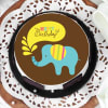 Buy Blue Elephant Birthday Cake (Half Kg)
