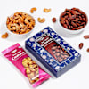 Gift Blue Floral Flavoursome Delights Hamper