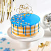 Buy Blue Happy New Year Cake