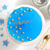 Gift Blue Happy New Year Cake (600 gm)