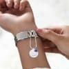 Buy Blue Heart Personalized Ladies Wristwatch Charm