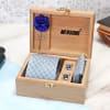 Buy Blue Necktie Set in Personalized Gift Box