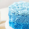 Shop Blue Ombre Cream Mini Cake