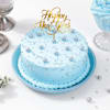 Blue Pearls New Year Cake Online