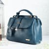 Gift Blue Personalized Handbag For Women