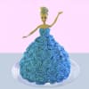 Blue Rose Dress Barbie Cake (2.5 Kg) Online