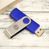 Gift Blue USB Pen Drive 12 GB - Customize With Logo