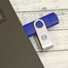 Buy Blue USB Pen Drive 12 GB - Customize With Logo