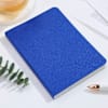 Blue Vegan Leather Diary Online
