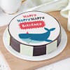 Blue Whale Birthday Cake (Half Kg) Online
