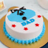 Bluetiful Bow Cream Cake For Dad Online