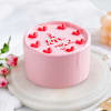 Buy Blush Pink I Love You Cake (1 Kg)