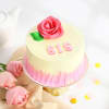 Blush Rose Cake For Sister (300 Gm) Online