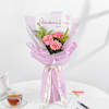 Blushing Carnations Teacher's Day Bouquet Online