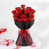 Gift Blushing Red Roses Bouquet