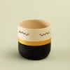 Gift Bold And Gold Personalized Ceramic Planter - Without Plant