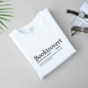 Shop Booktrovert Personalized Men's T-shirt - White