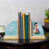 Bookworm Gal Personalized Wooden Bookends Online