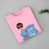 Gift Born Cool Personalized Tee For Kids - Pink