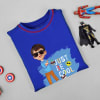 Gift Born Cool Personalized Tee For Kids - Rotal Blue
