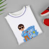 Gift Born Cool Personalized Tee For Kids - White