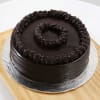 Buy Bouquet of 10 Red Roses with Chocolate Cake (Half Kg)