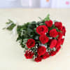 Gift Bouquet of 18 Red Roses with Cadbury Celebrations Box