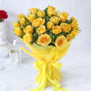 Gift Bouquet of 25 Yellow Roses