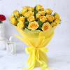 Bouquet of 25 Yellow Roses Online