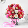 Bouquet Of Colourful Roses With Hazelnut Truffles Online