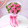 Gift Bouquet of Pink Roses