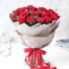 Gift Bouquet of Red Carnations (25 stems)