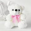 Buy Bouquet of Rose and Carnations with Teddy Bear