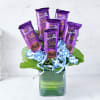 Bouquet Of Smooth Chocolate Bars In A Vase Online