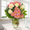 Bouquet spring morning with vase Online