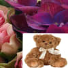 Bouquet + Teddy Bear Online