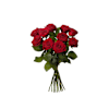 Bouquet with 10 red roses Online
