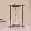 Gift Brass Hourglass & Hand-Crafted Diary Hamper
