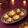 Bright Lights Metal Diyas for Diwali Online