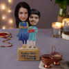Brother-Sister Personalized Caricature For Bhai Dooj Online