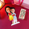 Buy Brother Sister Personalized Caricature Stand
